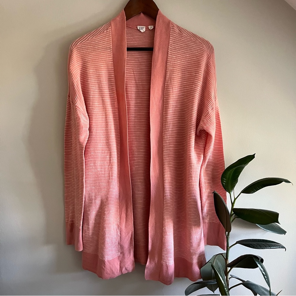 Gap Long Sleeve Cardigan | Pink | Medium